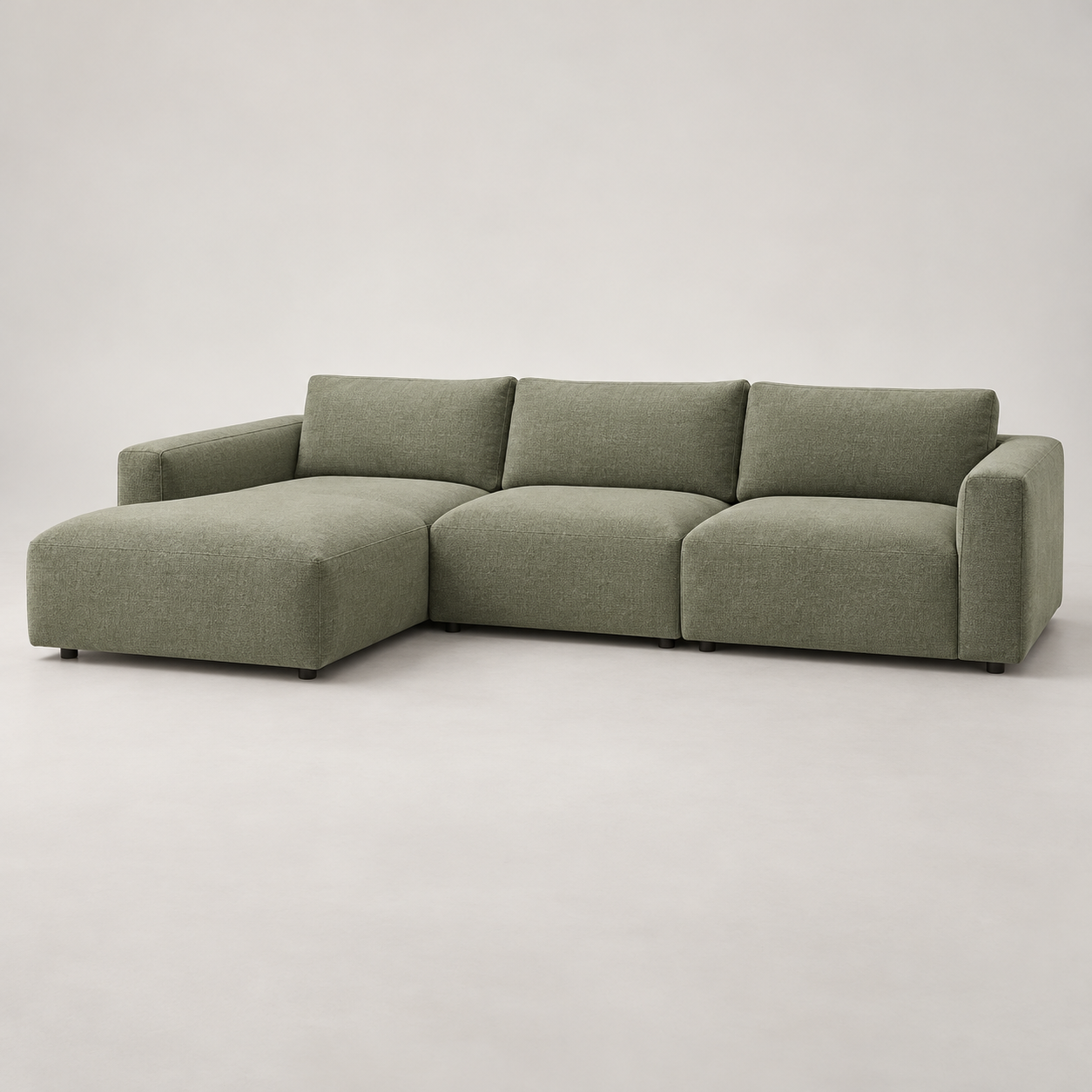 Isla Modular Sectional on a pale studio background