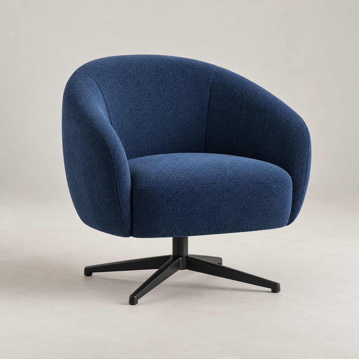 Lago Swivel Chair on a pale studio background