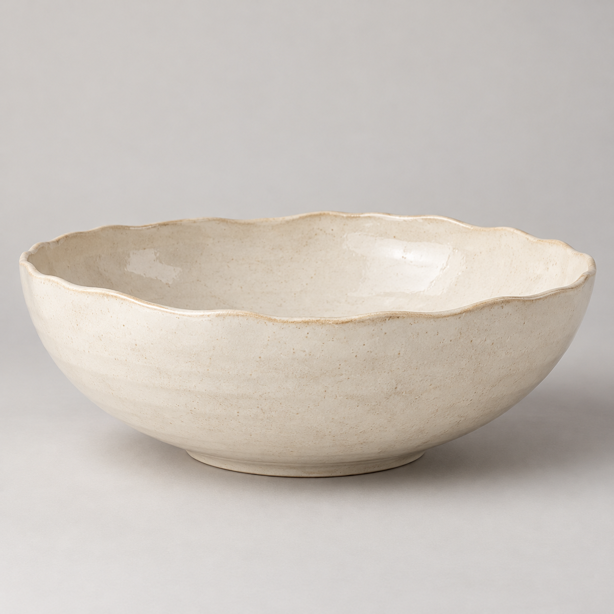 Nacar Ceramic Bowl on a pale studio background