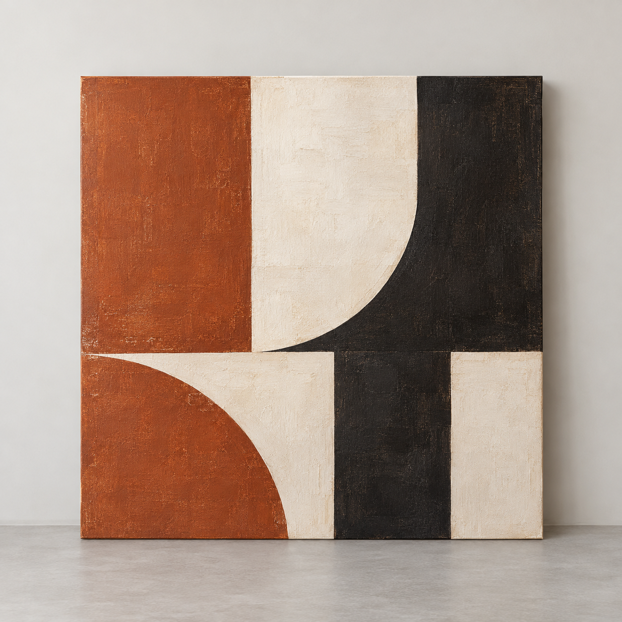 Trazo Abstract Canvas on a pale studio background