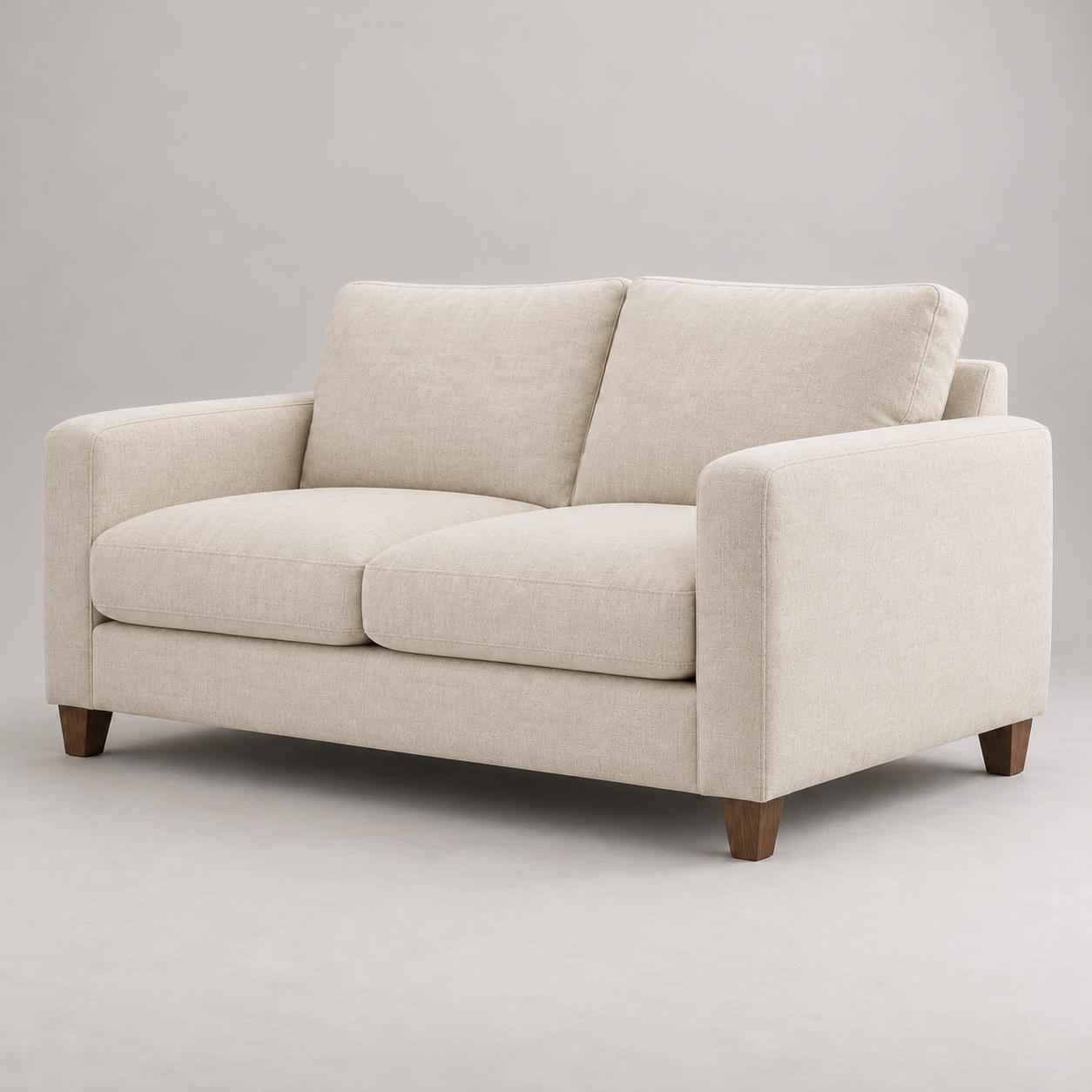Illustrative generated alternate view of Alba Cream Loveseat