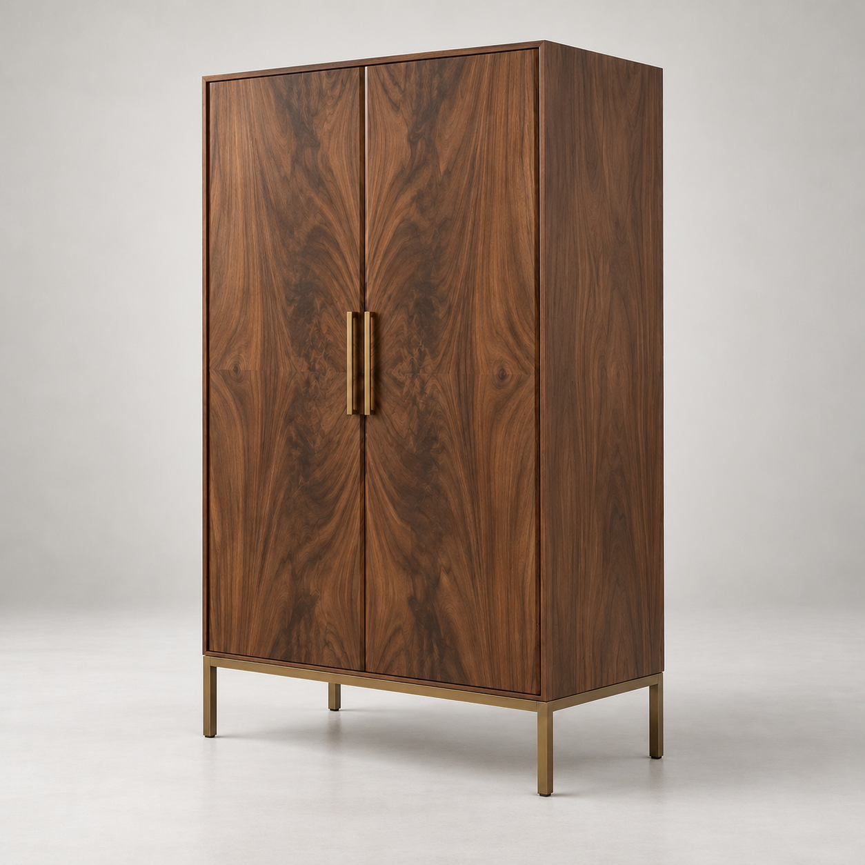 Illustrative generated alternate view of Alto Walnut Cabinet
