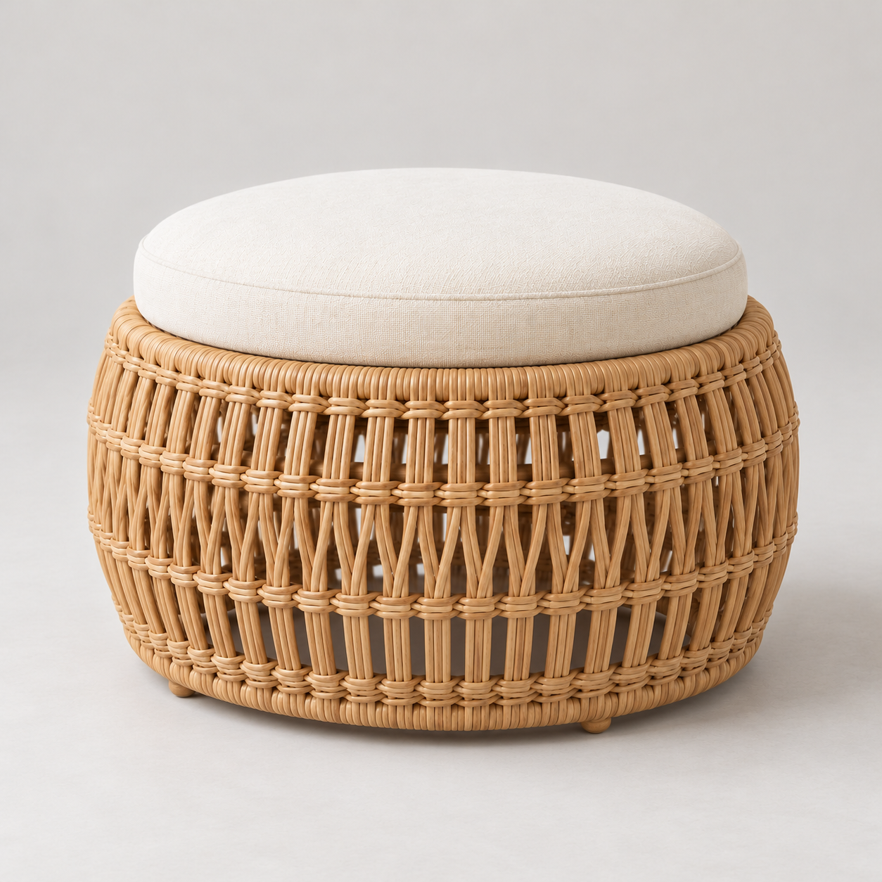 Illustrative generated alternate view of Cesta Woven Ottoman