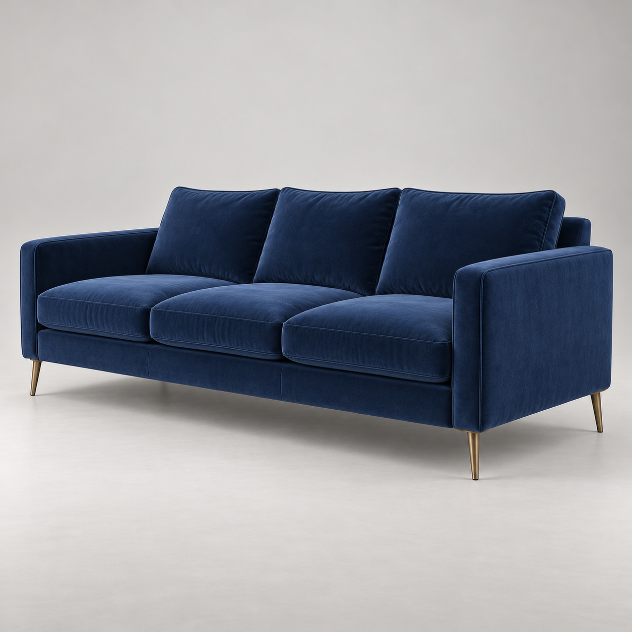 Illustrative generated alternate view of Cielo Blue Sofa
