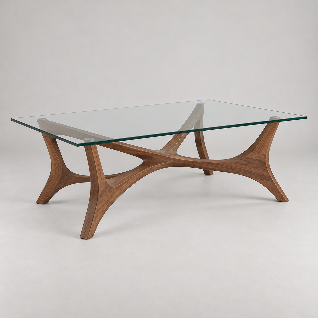 Illustrative generated alternate view of Delta Glass Coffee Table