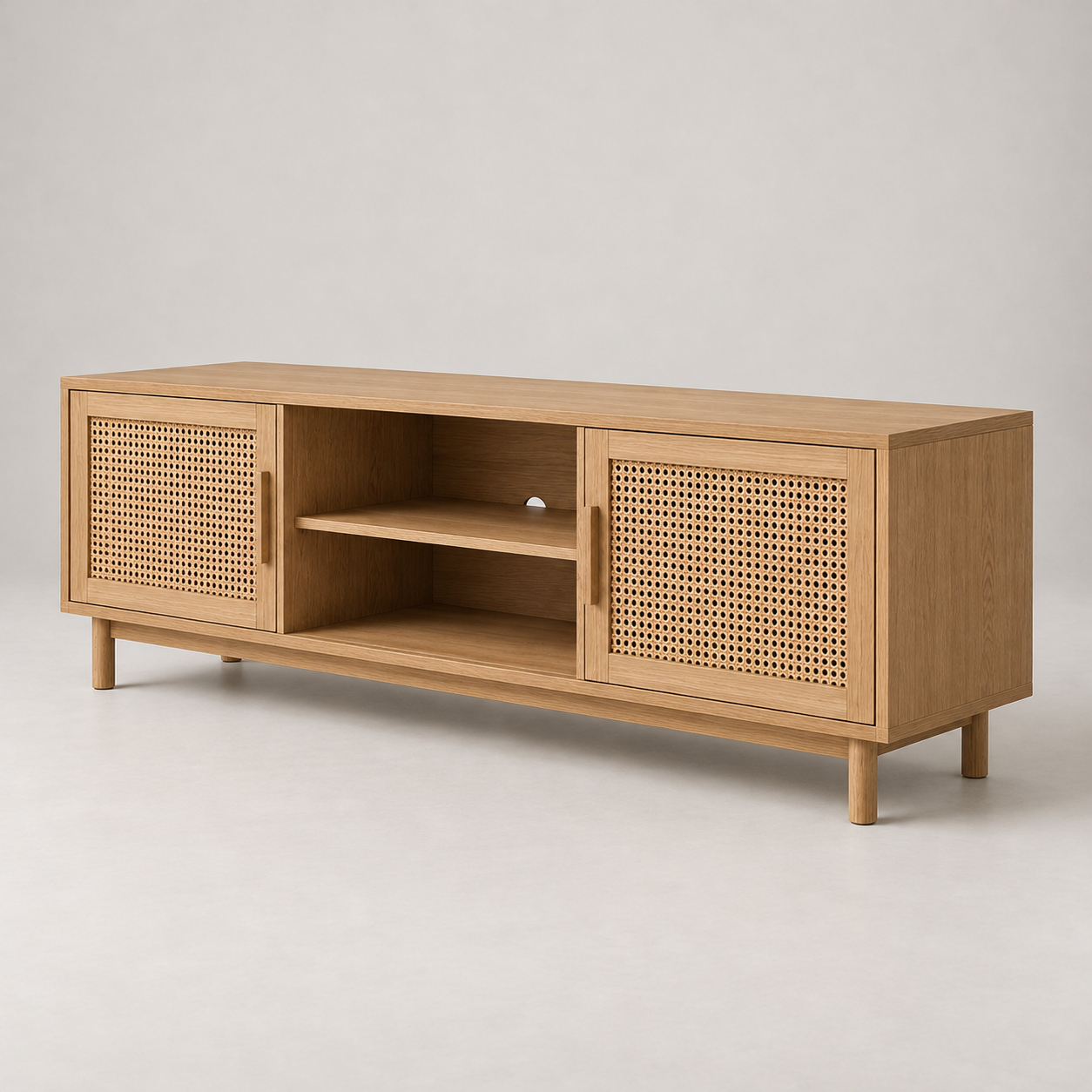 Illustrative generated alternate view of Mimbre Media Cabinet