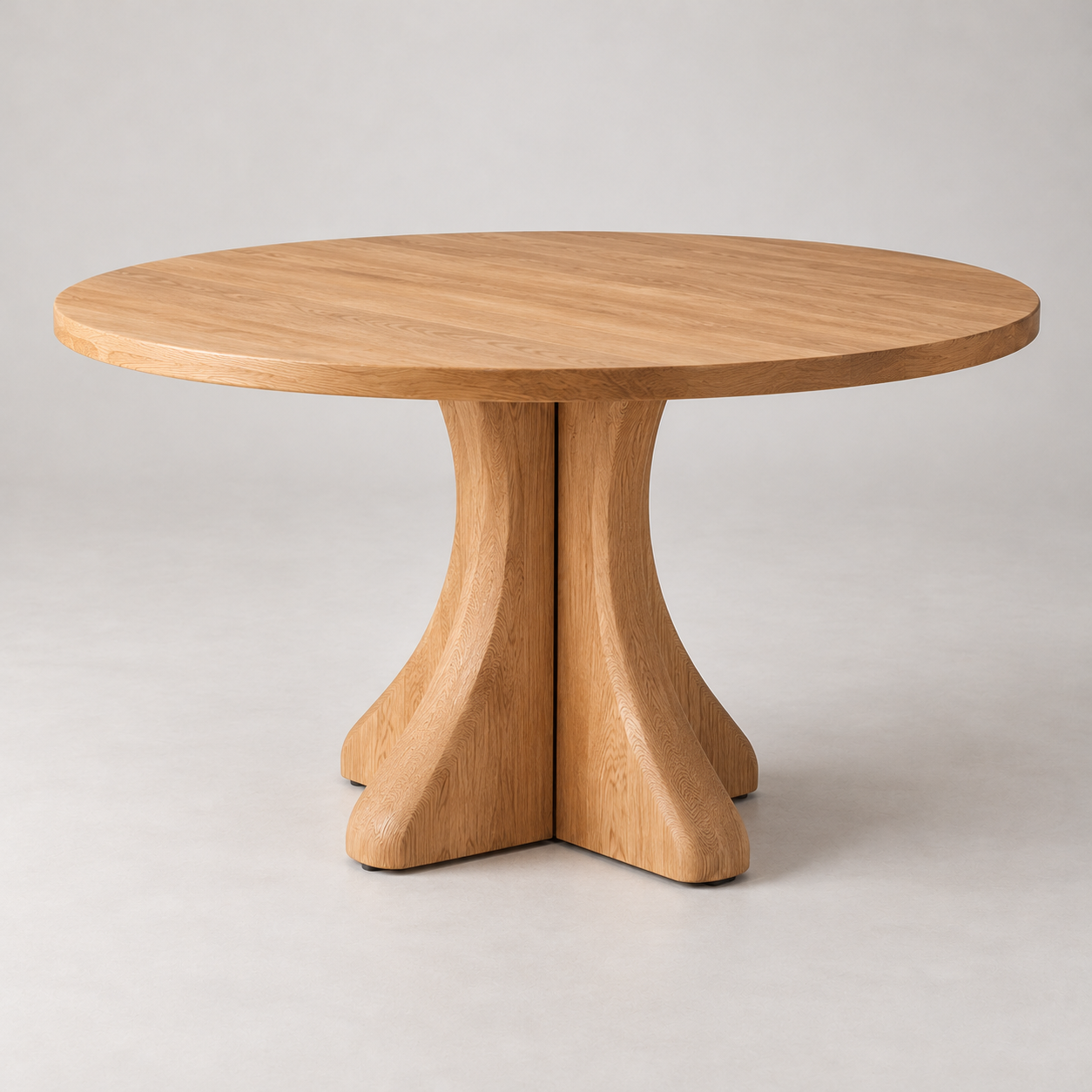 Illustrative generated alternate view of Orbit Oak Dining Table