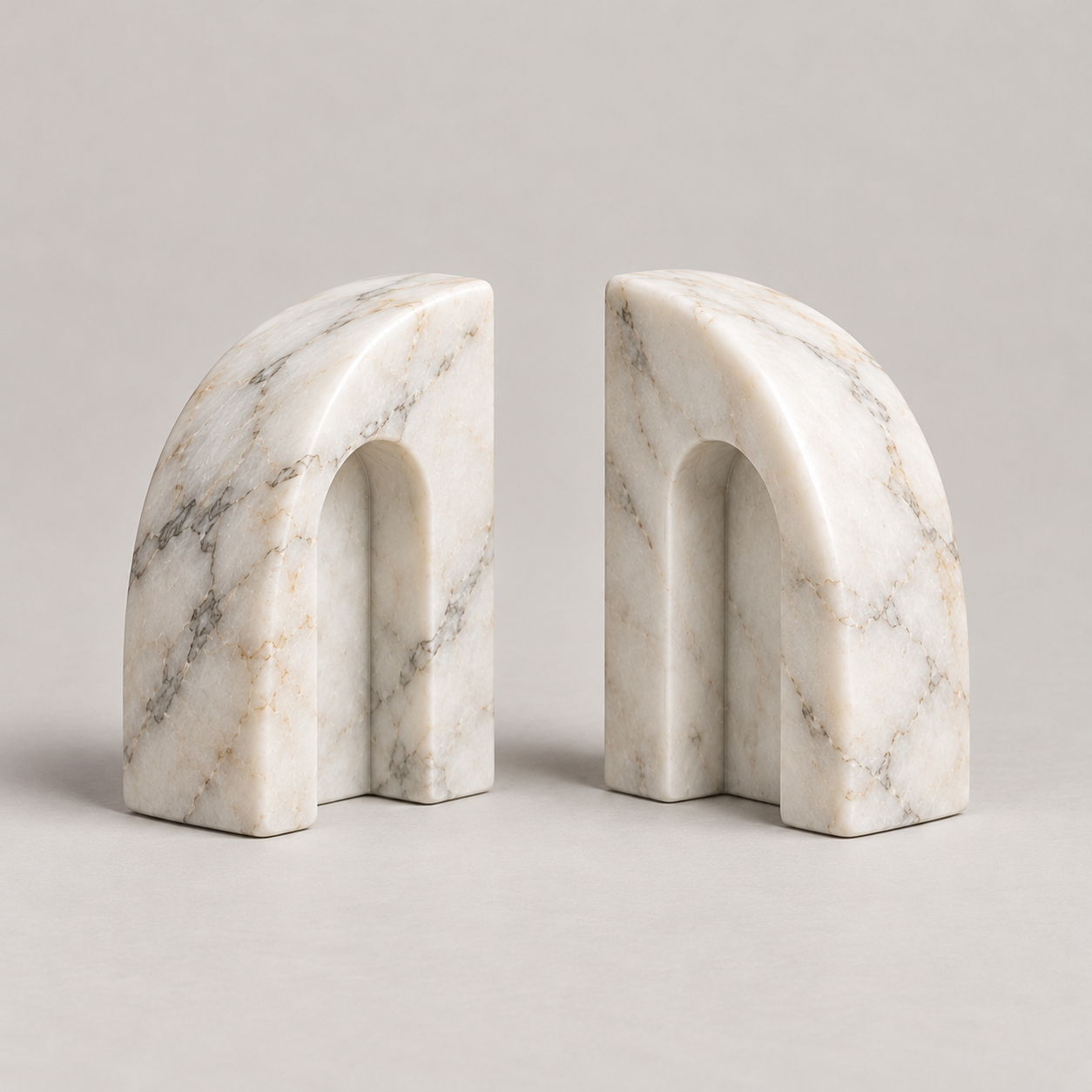 Illustrative generated alternate view of Roca Stone Bookends