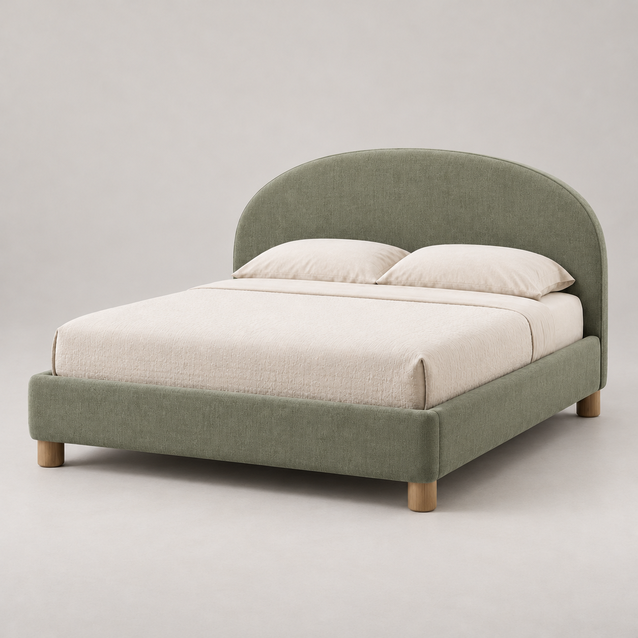 Illustrative generated alternate view of Salvia Upholstered Bed